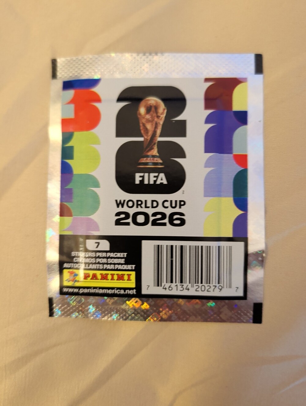 Panini FIFA World Cup 2026 Sealed Sticker Pack - 7 Stickers - USA edition